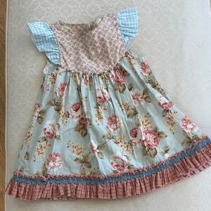Matilda Jane Blue and Pink Floral Dress
